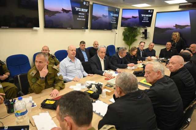 مجلس الحرب الإسرائيلي يرجئ اجتماعه بشأن الرد على إيران