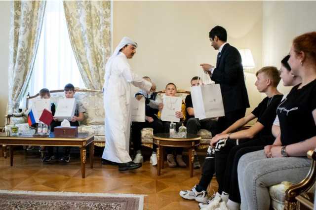 قطر تنجح مجددا في لمّ شمل أطفالٍ أوكرانيين بعائلاتهم