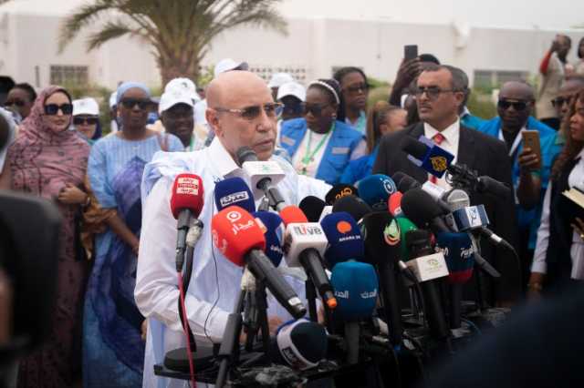 لجنة الانتخابات في موريتانيا تعلن فوز الغزواني بفترة رئاسية ثانية