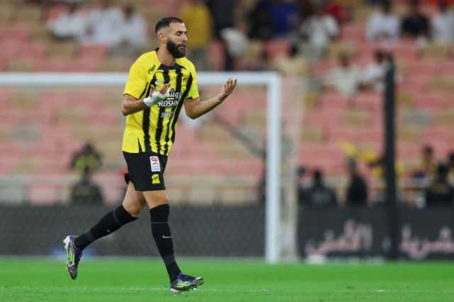 شاهد.. بنزيمة وعوار يقودان الاتحاد للفوز ومشاركة صدارة الدوري السعودي