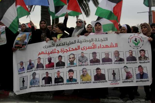 إسرائيل تحتجز جثامين 500 شهيد فلسطيني