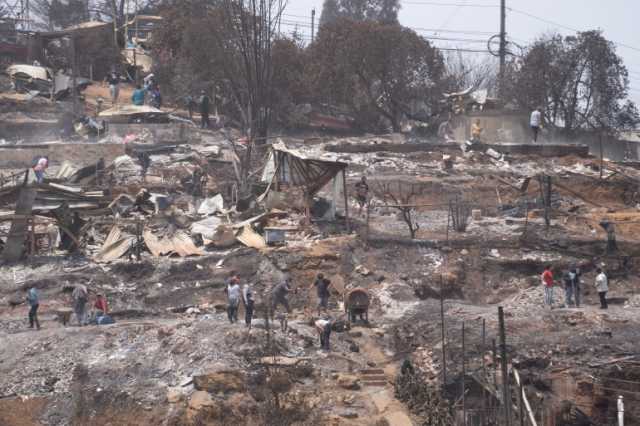 112 قتيلا في حرائق غابات تشيلي والرئيس يتحدث عن مأساة