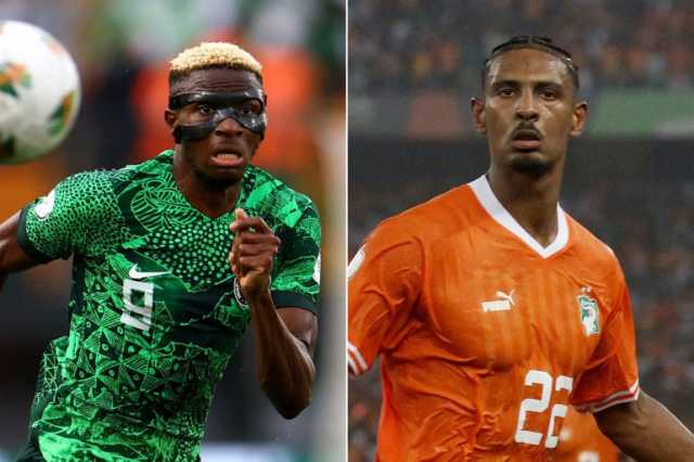 موعد مباراة نيجيريا وساحل العاج في نهائي كأس أفريقيا والقنوات الناقلة