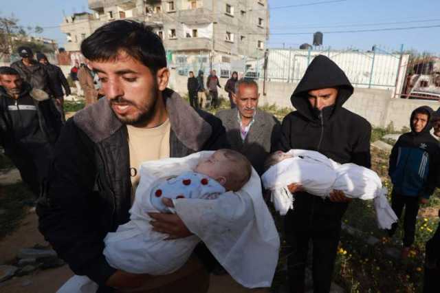الاحتلال يرتكب 10 مجازر بغزة وحصيلة جديدة للشهداء