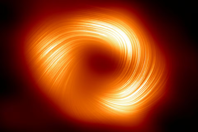 صورة مذهلة جديدة للثقب الأسود الذي يرتكز وسط مجرتنا