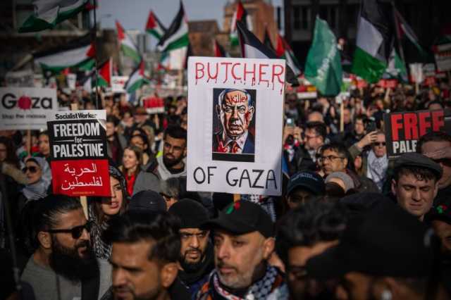مظاهرات أوروبية تندد بحرب إسرائيل على غزة