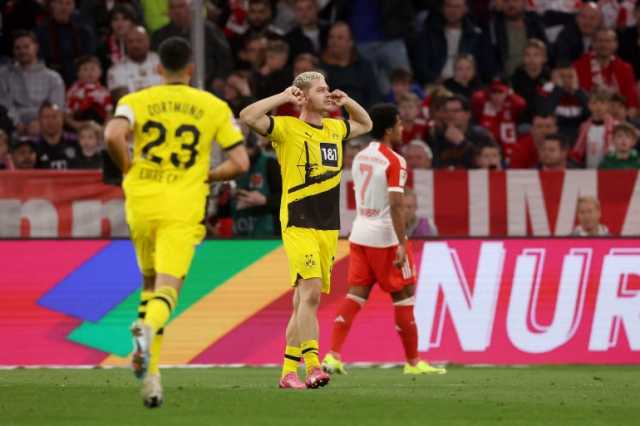 شاهد.. دورتموند يهزم بايرن ميونخ في كلاسيكو الدوري الألماني