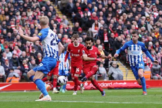 شاهد.. ليفربول يتصدر الدوري الإنجليزي الممتاز بفوزه على برايتون