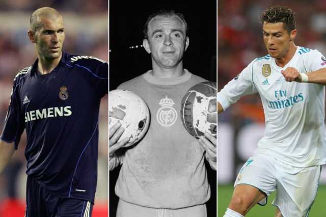 أفضل 20 لاعبا في تاريخ ريال مدريد