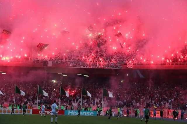 كاف يعاقب مولودية الجزائر بسبب أعمال الشغب ضد المنستيري التونسي