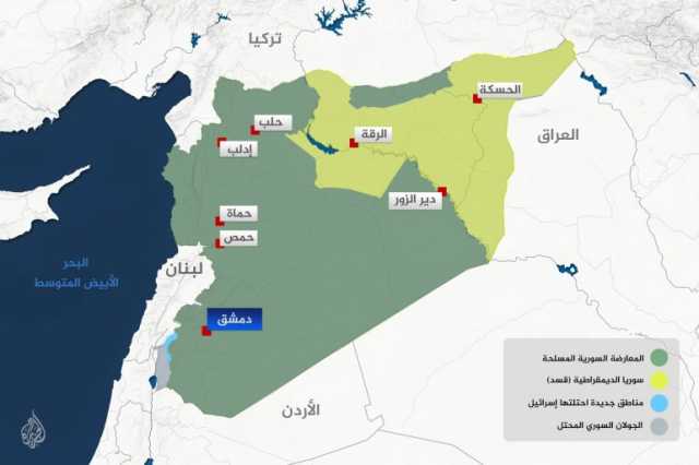 الإدارة الذاتية الكردية ترفع علم الاستقلال السوري فوق مؤسساتها