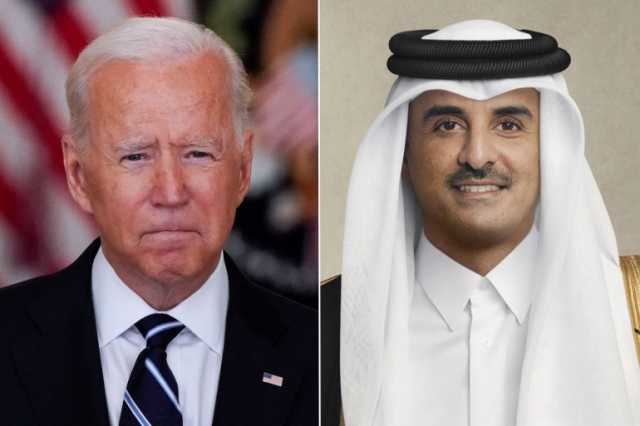 أمير قطر وبايدن يبحثان تطورات غزة والدوحة ترحب بقرار العدل الدولية