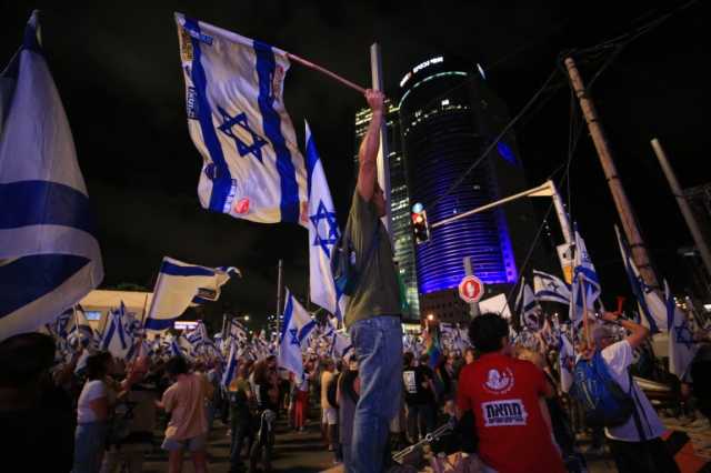 للأسبوع الـ26.. عشرات الآلاف يتظاهرون في إسرائيل ضد خطة الإصلاحات القضائية