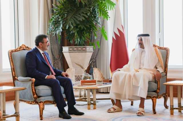 أمير قطر يستقبل نائب الرئيس التركي ويبحث معه سبل تعزيز العلاقات الثنائية