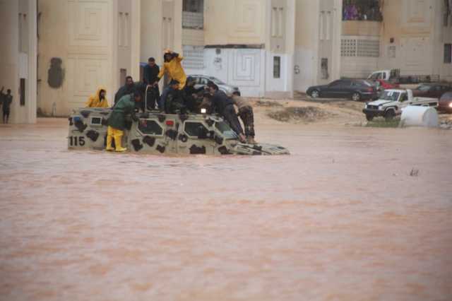 عاصفة دانيال تسقط عشرات القتلى شرق ليبيا والإنقاذ مستمر