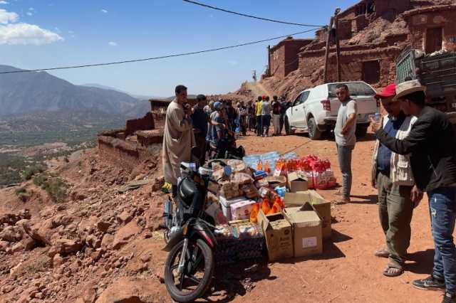 متضامنون يهبون لدعم ضحايا الزلزال في المغرب