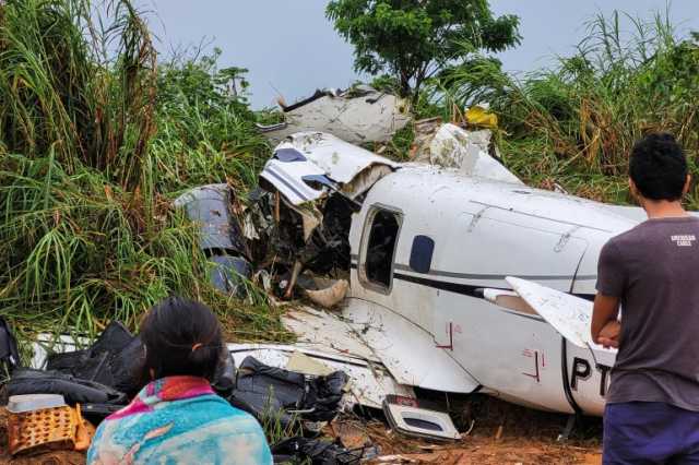 مقتل 14 شخصا في تحطم طائرة بالبرازيل