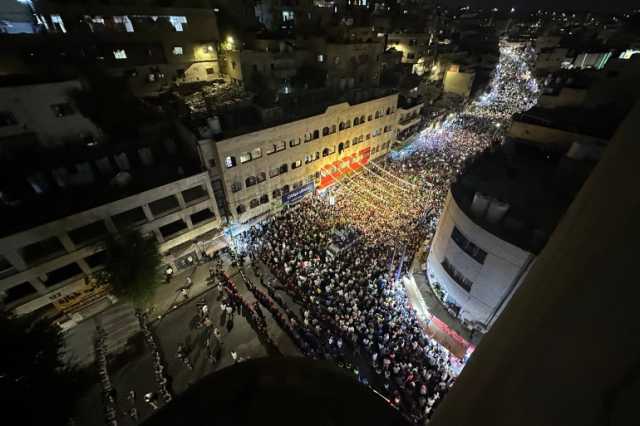 عمان.. طوفان بشري أردني يساند طوفان الأقصى