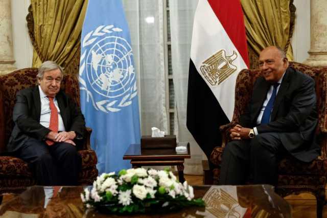 دعوة أممية لوقف إطلاق النار بغزة ومصر تؤكد رفضها لتهجير السكان