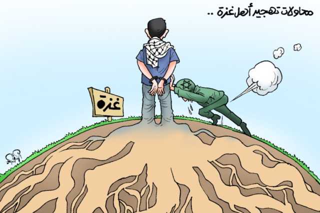 سلاح المستضعفين للسخرية.. الكاريكاتير يقاتل دفاعا عن غزة