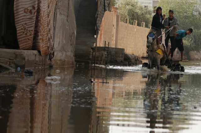 مياه الصرف الصحي في غزة قنبلة موقوتة تفاقم معاناة النازحين