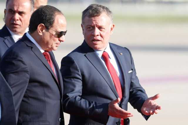 الأردن ومصر يرفضان أي تحرك إسرائيلي لتهجير الفلسطينيين