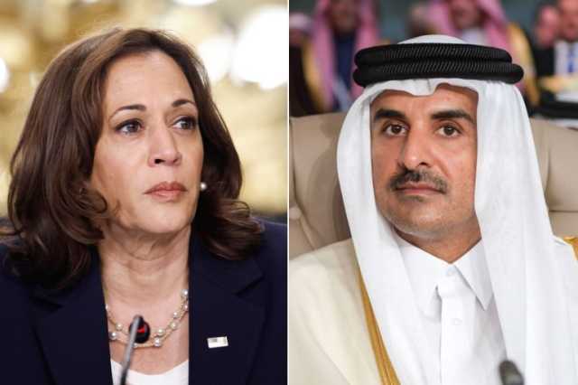 في اتصال مع كامالا هاريس.. أمير قطر يشدد على وقف إطلاق النار بغزة