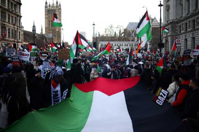 مظاهرات بأوروبا تنديدا باستمرار العدوان الإسرائيلي على غزة