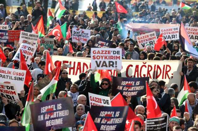 مظاهرات للتضامن مع غزة بتركيا والمغرب وتونس والألمان يطالبون بوقف تسليح إسرائيل