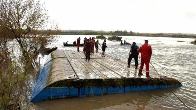 العثور على جثة أحد ضحايا حادثة العبارة في نينوى (صور)