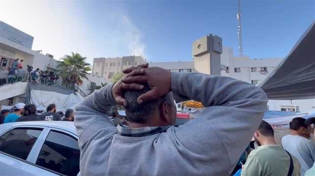 رعب وجثث متناثرة.. مقطع مصور من داخل مستشفى الشفاء بغزة (فيديو)
