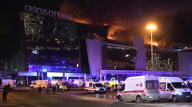 موسكو تعلن ارتفاع عدد قتلى هجوم كروكوس