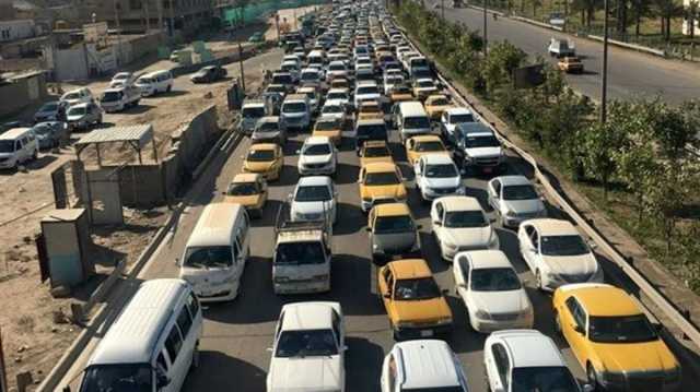 ازدحامات القاسم والجادرية الأطول.. خارطة بالموقف المروري لبغداد الان