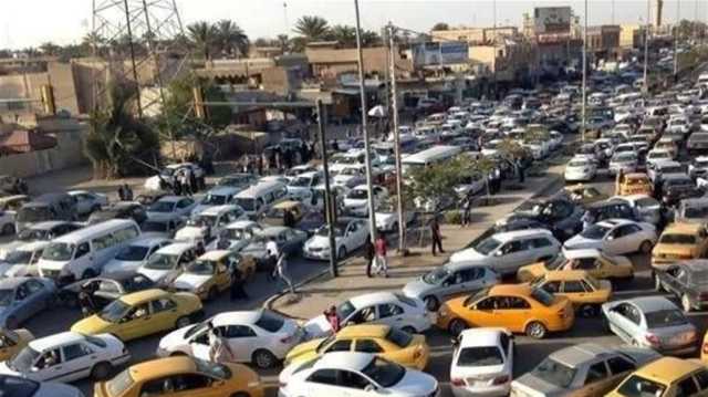 ازدحامات في مناطق مختارة والشوارع الأخرى ساكنة.. الموقف المروري ببغداد الان