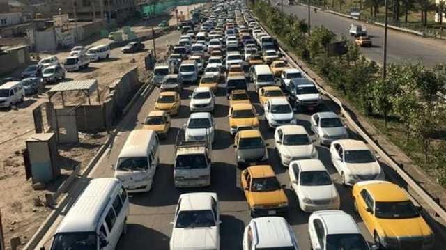 الموقف المروري في بغداد الان.. ازدحامات طويلة في الشوارع الرئيسية