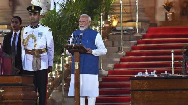 لولاية ثالثة.. مودي يؤدي اليمين الدستوري رئيسا لوزراء الهند