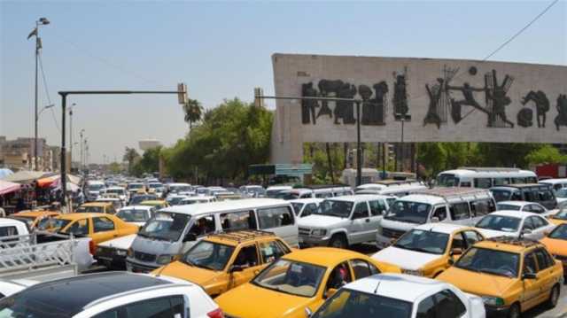 خارطة شاملة بازدحامات وحركة المرور في بغداد الان