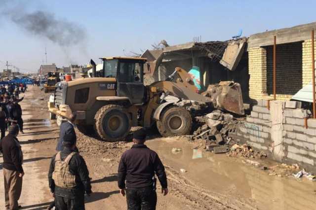 حادثة الجادرية تثير همّة المحافظات ضد التجاوزات.. البصرة تستأنف تطهير الأراضي