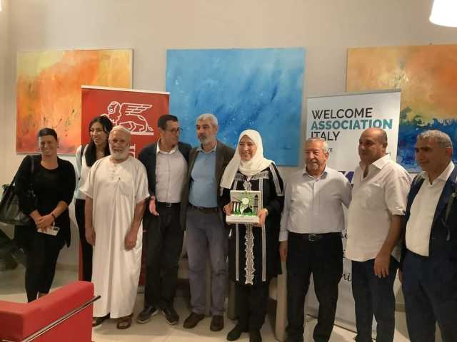 جمعية الصداقة العربية تكرم اول امرأة تتولى رئاسة مجلس إدارة مسجد في روما