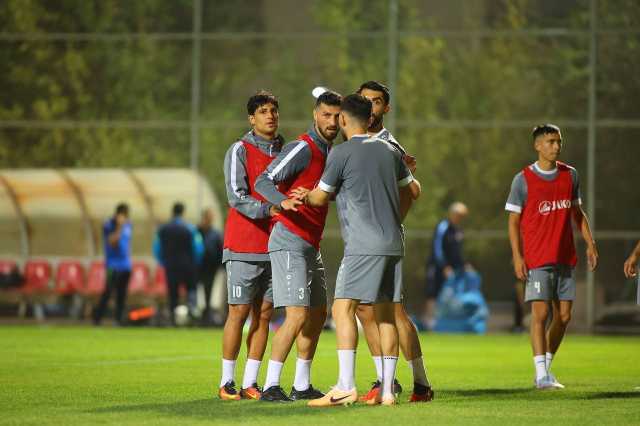 المنتخب الوطني يصعد من تدريباته قبيل لقاء قطر الجمعة