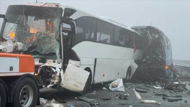 حادث مروع يخلف عشرات القتلى والجرحى في تركيا