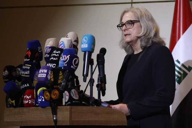 السفيرة الأمريكية ببغداد تعترف بالهجوم على قاعدة أربيل الجويّة وتعتبر القصف الإيراني مميتًا