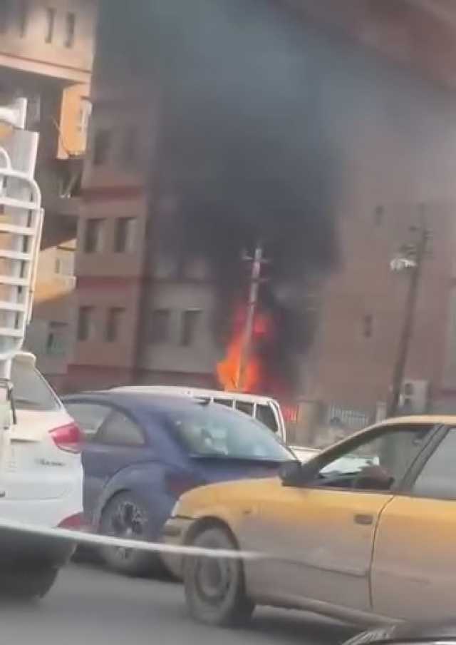 اندلاع حريق داخل مبنى الجامعة التكنولوجيا في بغداد