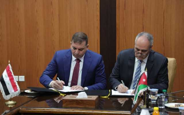 الكهرباء توقع التعديل الأول لعقد الربط الكهربائي (العراقي _ الأردني)