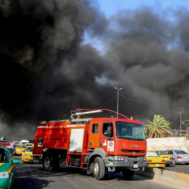 اندلاع حريق داخل المستشفى الألماني في الجادرية ببغداد