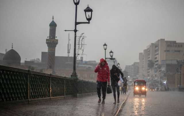 بدء هطول الأمطار في بغداد وعدد من المحافظات