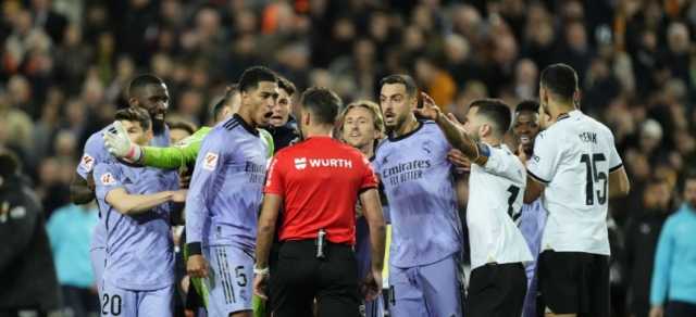 الكشف عن عقوبة حكم مباراة ريال مدريد وفالنسيا