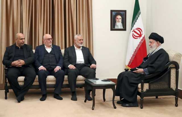 وفد حماس يلتقي بالخامنئي في إيران