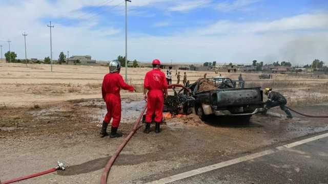 بحادثي سير واحتراق عجلة.. اصابة 11 شخصًا في بغداد ونينوى وكركوك