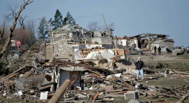 امريكا.. ضحايا ودمار كبير جراء إعصار قوي بولاية أيوا